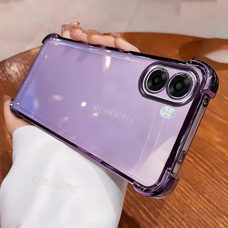 เคส OPPO A6T A6T Pro A6 5G 4G ดีไซน์ใหม่สี่มุมกันกระแทกปลอกใส OPOA6 ฝาหลังโทรศัพท์นุ่มบางพิเศษ