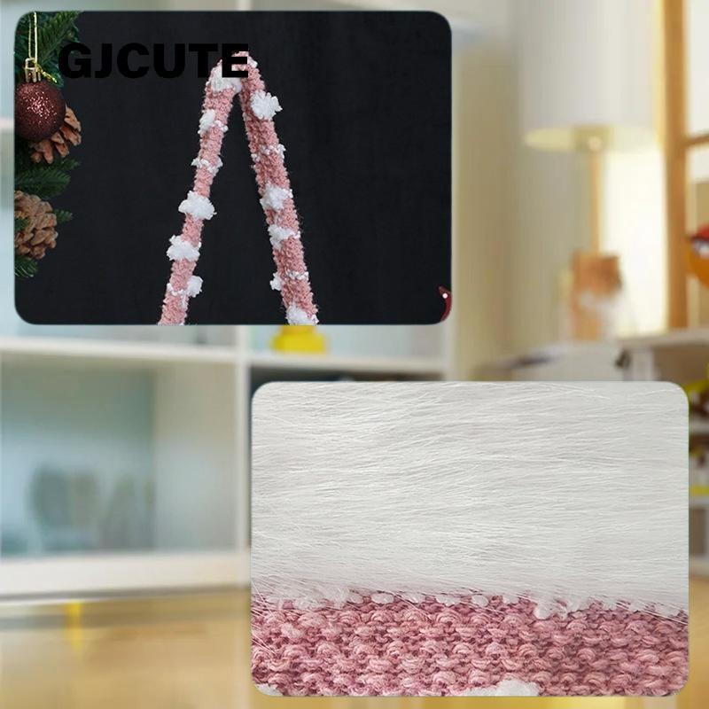 GJCUTE การ์ตูนถัก Alabaster กระเป๋าของขวัญคริสต์มาส Santaclaus Snowman Elk หมี Xmas Candy กระเป๋า Me