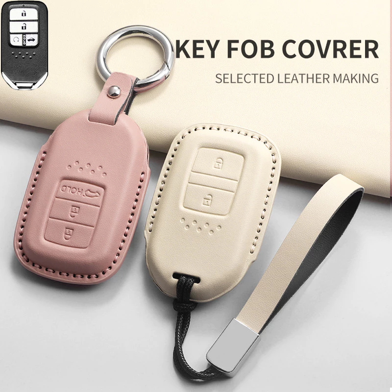 Honda CRV City Hatchback Civic FC BRV Accord HRV Jazz Keyless Smart Entry/Push Start ใหม่ฝาครอบกุญแจรีโมทอุปกรณ์เสริมในรถยนต์