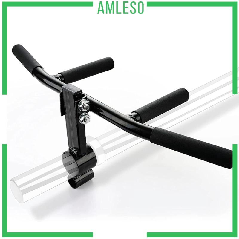 [Amleso] T Bar Row Landmine Attachment Bar Row Barbell Attachment Portable Fitness