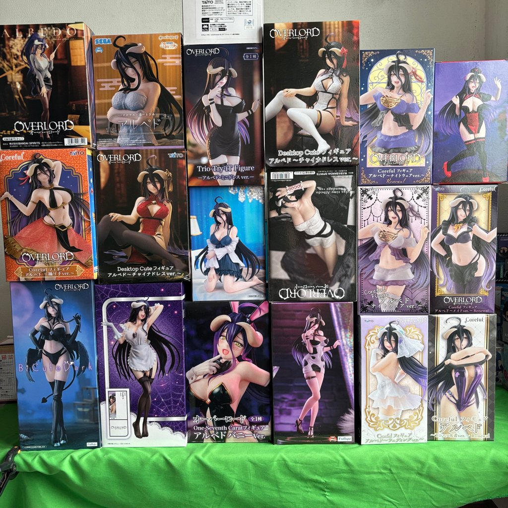 เวอร์ชั่นญี่ปุ่น TAITO Desktop Product OVERLORD Albedo Scenery Figure