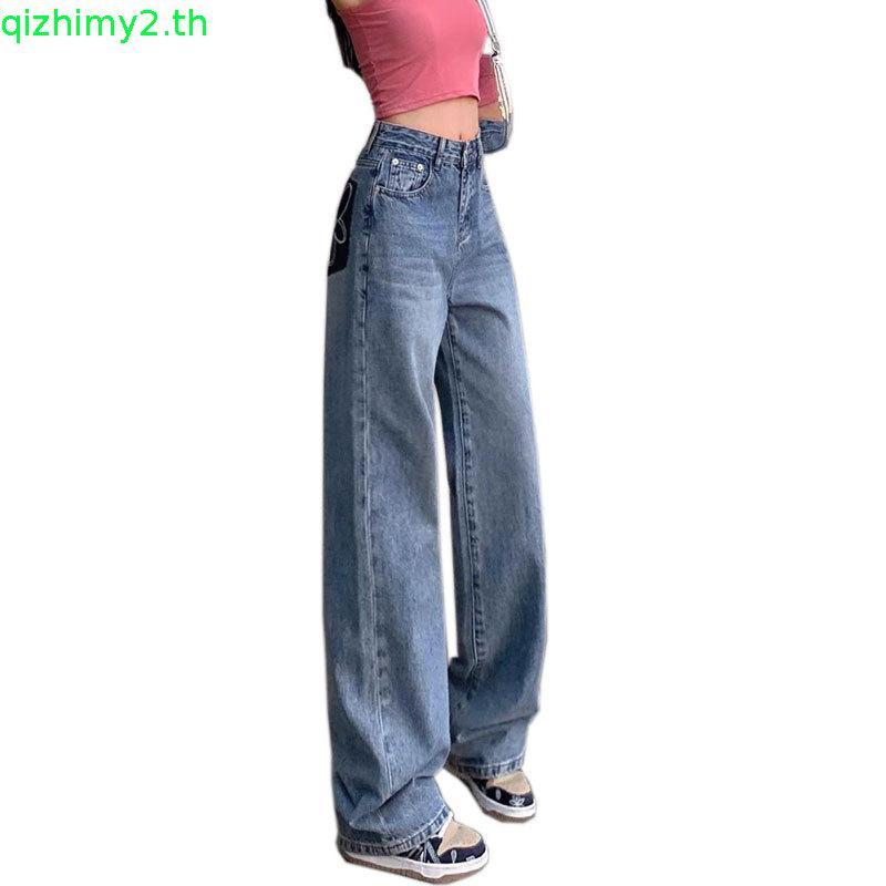 [Ava] Blue Jeans กางเกงยีน ยีนส์ baggy jeans นิยมยีนส์ หญิง สไตล์เกาหลี กางเกงยีนต์ ยีนส์นิยม กางเกง