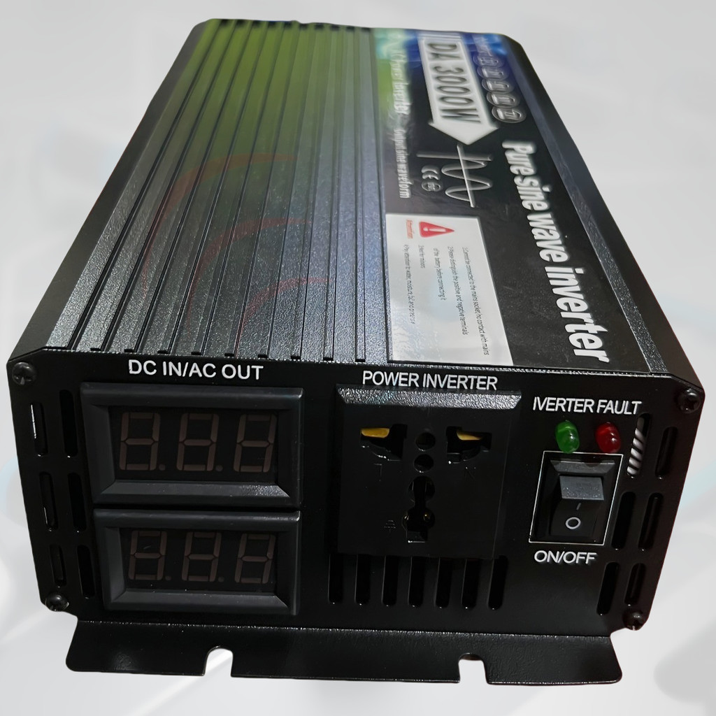 หมดปัญหาไฟตก! อินเวอร์เตอร์ 5000W แปลงไฟรถเป็นไฟบ้าน 220V แรงเต็มวัตต์ ใช้งานได้ทุกที่