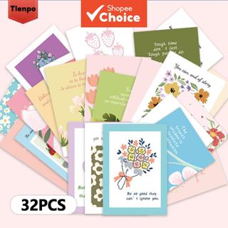 ชุดการ์ดลายดอกไม้และแมลง 32 ใบสุดน่ารัก – ทิวลิปสวยหวาน, ดอก…