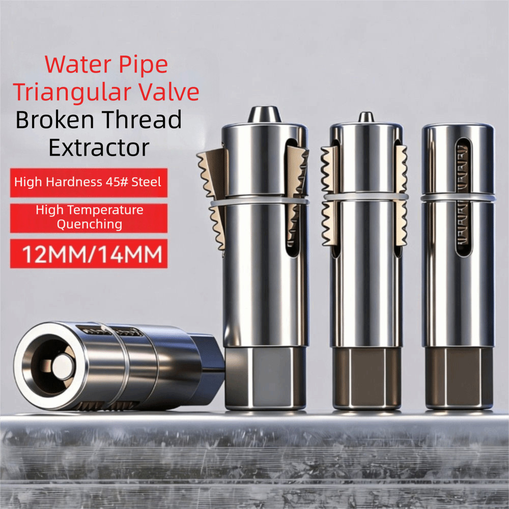 KOWEN เครื่องสกัดวาล์วสามเหลี่ยม, Dual Specification เหล็กทนทานหักลวด Extractor, Hex ประแจ 12 มม.และ 14 มม.ออกแบบท่อเกลียว Extractors การบํารุงรักษาประปา ราคา ถูกที่สุด ดีลบีเคเค แกลเลอรีภาพที่ 3