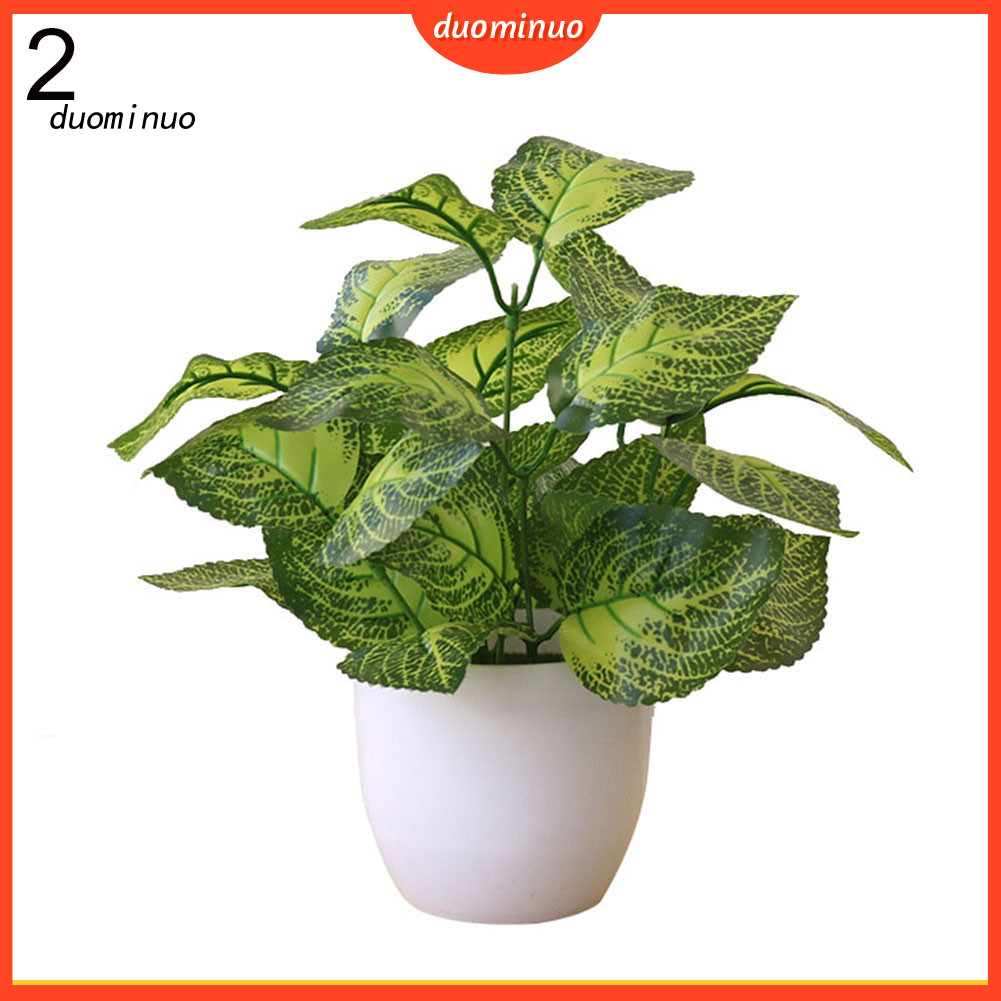 DU| พืชใบประดิษฐ์กระถางบอนไซงานแต่งงาน Home Mall โต๊ะตกแต่งสํานักงาน