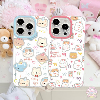 เหมาะสำหรับ OPPO Reno 14 15 12 13 8T 6 5F 6Z 7Z 10 11F 12F 14F 15F 11 12 13 15 14 Pro ลูกสุนัขเพนกวินการ์ตูนเรียบง่าย