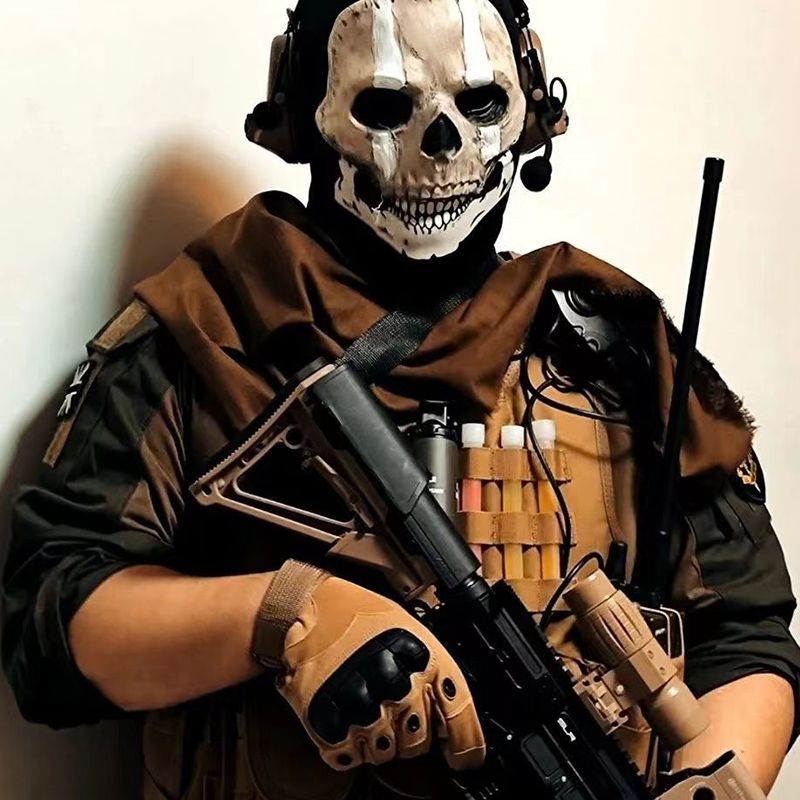 หน้ากากฮาโลวีน หน้ากากแฟนซี Call of Mission Zone Skull Mask สถานีอิสระ MWI ฮาโลวีน npc Ghost Scream 