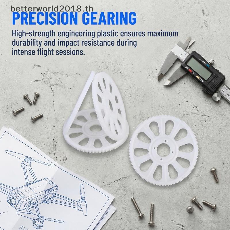 [bet] 150T เกียร์หลัก 450 เฮลิคอปเตอร์ RC 3 ชิ้น TL45155-01 อะไหล่น้ําหนักเบาสําหรับรุ่นงานอดิเรก [T
