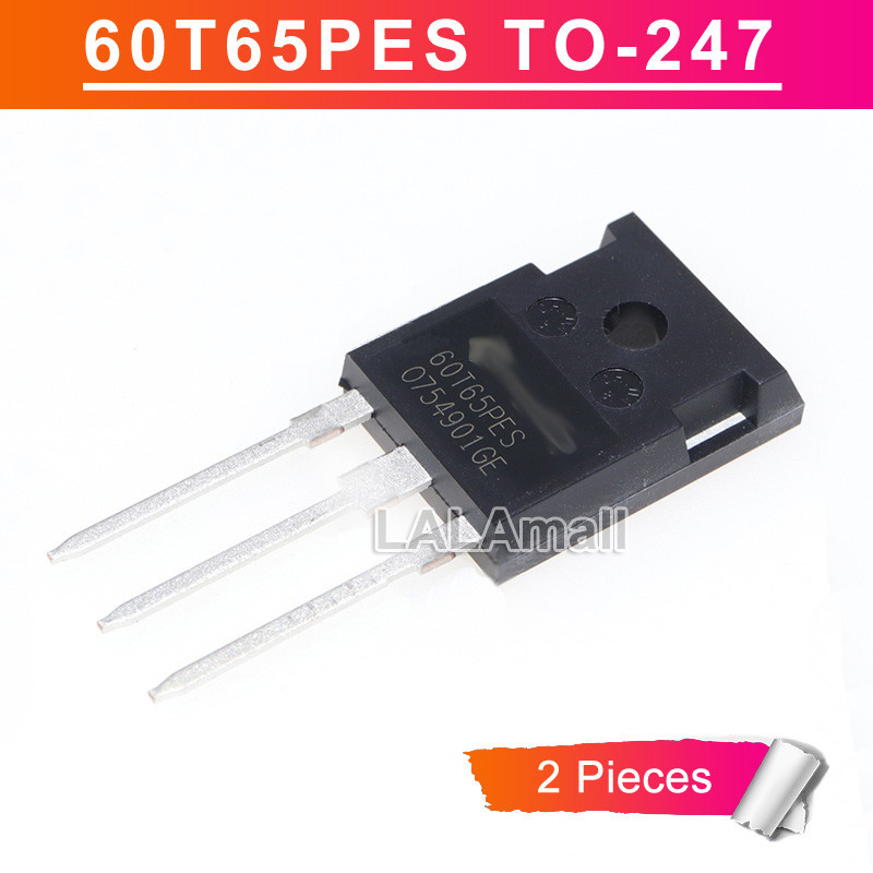 2 ชิ้นเดิม 60T65PES MBQ60T65PES TO-247 60A/650V IGBT ทรานซิสเตอร์ใหม่