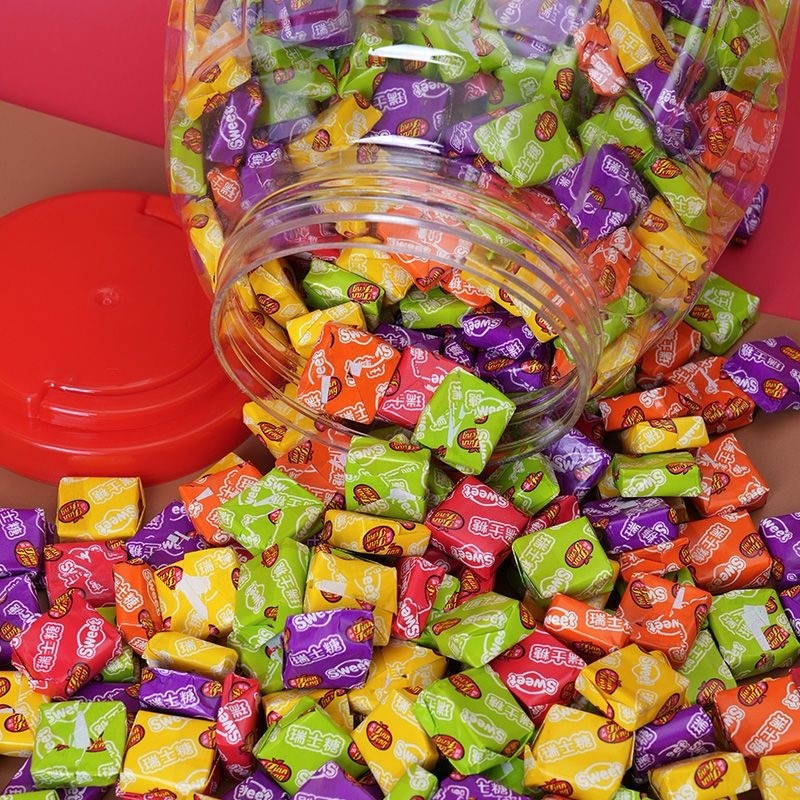 Sugus Tub Mixed Fruit Soft Candy Bulk Wedding Candy Festival Gift Children Snack