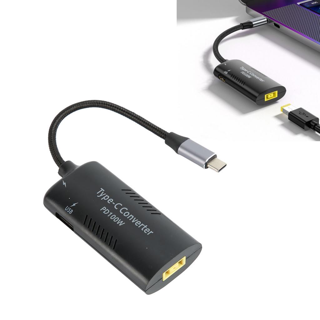 Seemme Fast Charging แล็ปท็อป Power Converter PD3.0 100W Type C อะแดปเตอร์พอร์ต USB A ABS การออกแบบไ