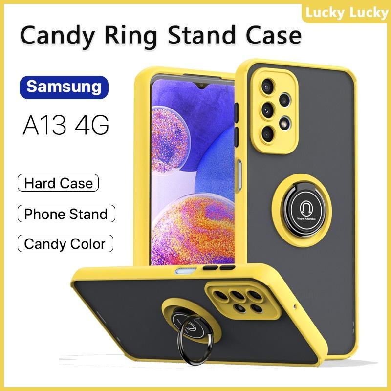 SAMSUNG เหมาะสําหรับSamsung A13 4Gเคสโทรศัพท์A13 5G A23 A33 A53 A73 5G HardอะคริลิคแหวนShock Proofรอ