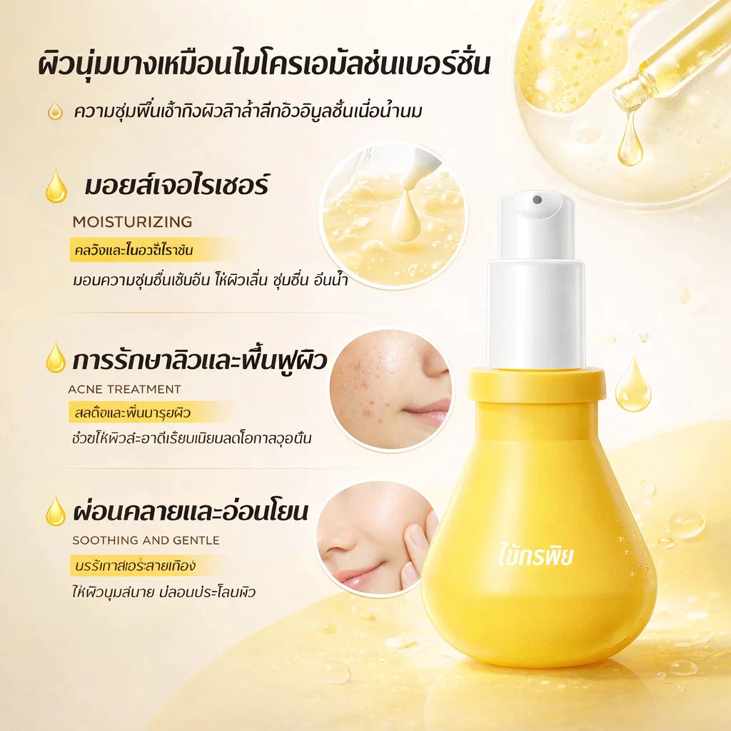 Serum ลดสิวและรอยสิว สูตรอ่อนโยนสำหรับผิวแพ้ง่าย thumbnail 3