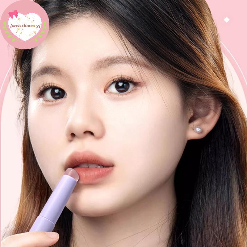 WW แปรงทาปากซิลิโคนพร้อมฝาปิด แปรงทาปาก แปรงคอนซีลเลอร์ มุม ลิปบาล์ม Lipgloss แปรงแต่งหน้าหัวกลม แปร