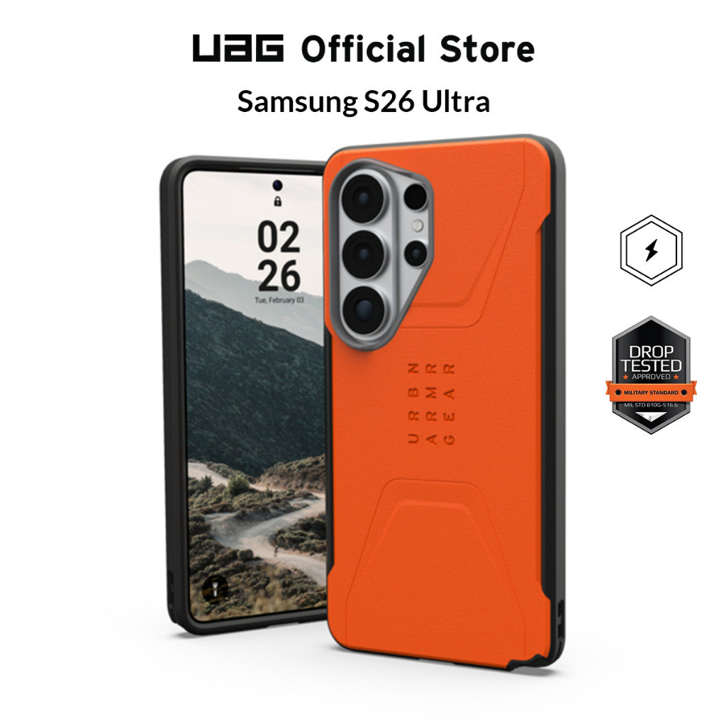 UAG Samsung S26 Ultra Case 6.9" เคสโทรศัพท์แม่เหล็กพลเรือน Galaxy S25 Ultra Case เคสแม่เหล็ก