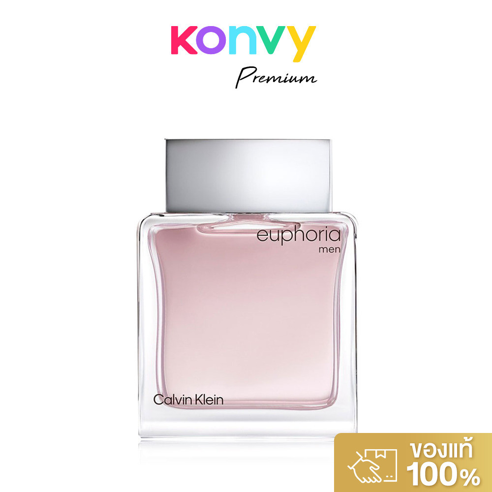 Calvin Klein CK Euphoria Men EDT 100ml น้ำหอมที่เย้ายวนใจสำหรับผู้ชาย (ของแท้ 100%).