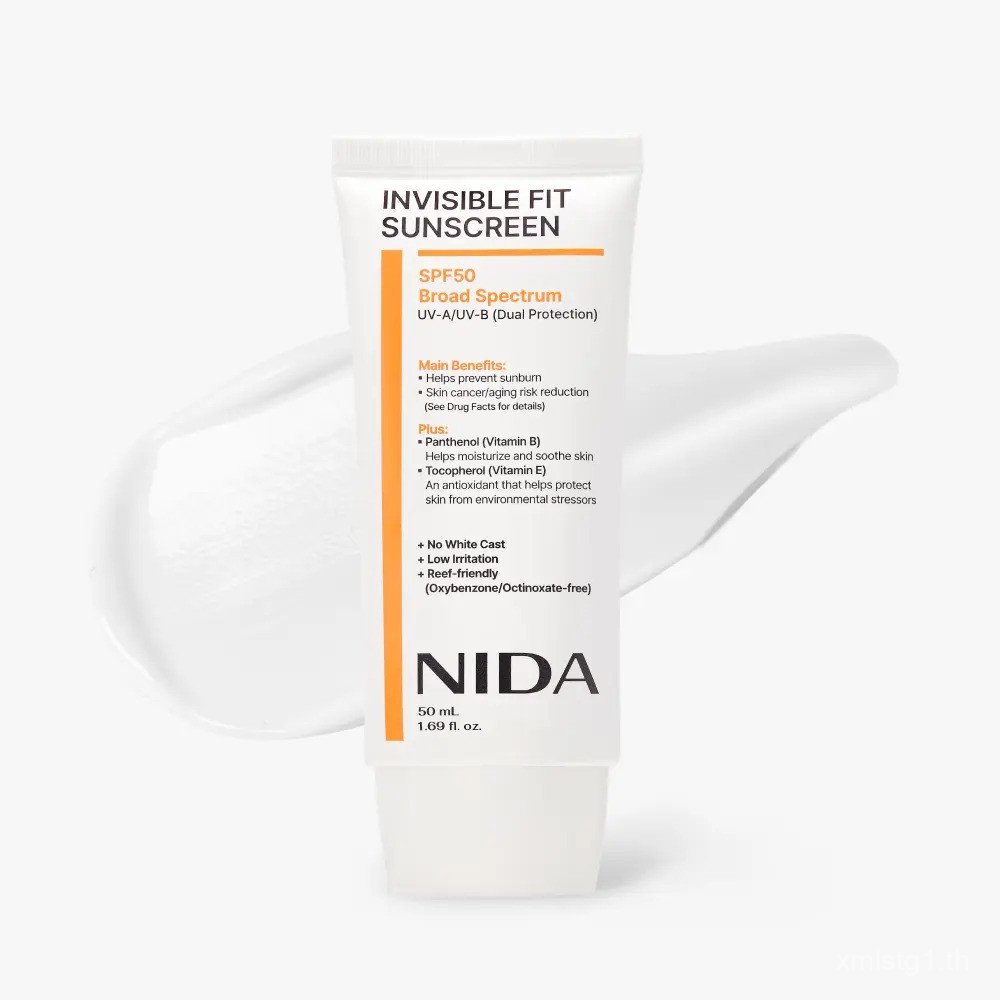NIDA Invisible Fit Sunscreen Lightweight Spf Sensitive Facial