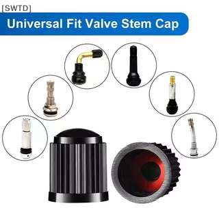 [SWTD] 10PCS รถยนต์รถจักรยานยนต์จักรยานจักรยาน Universal รถวาล์วหมวกพลาสติกล้อยาง Air Stem Cover ฝุ่น Tyre วาล์วหมวก null