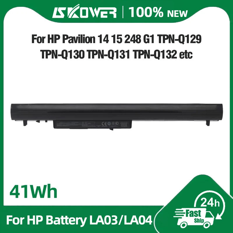 แบตเตอรี่แล็ปท็อป LA04 728460-001 776622-001 สำหรับ HP Pavilion 14 15 241 247 248 340 345 350 355 G1