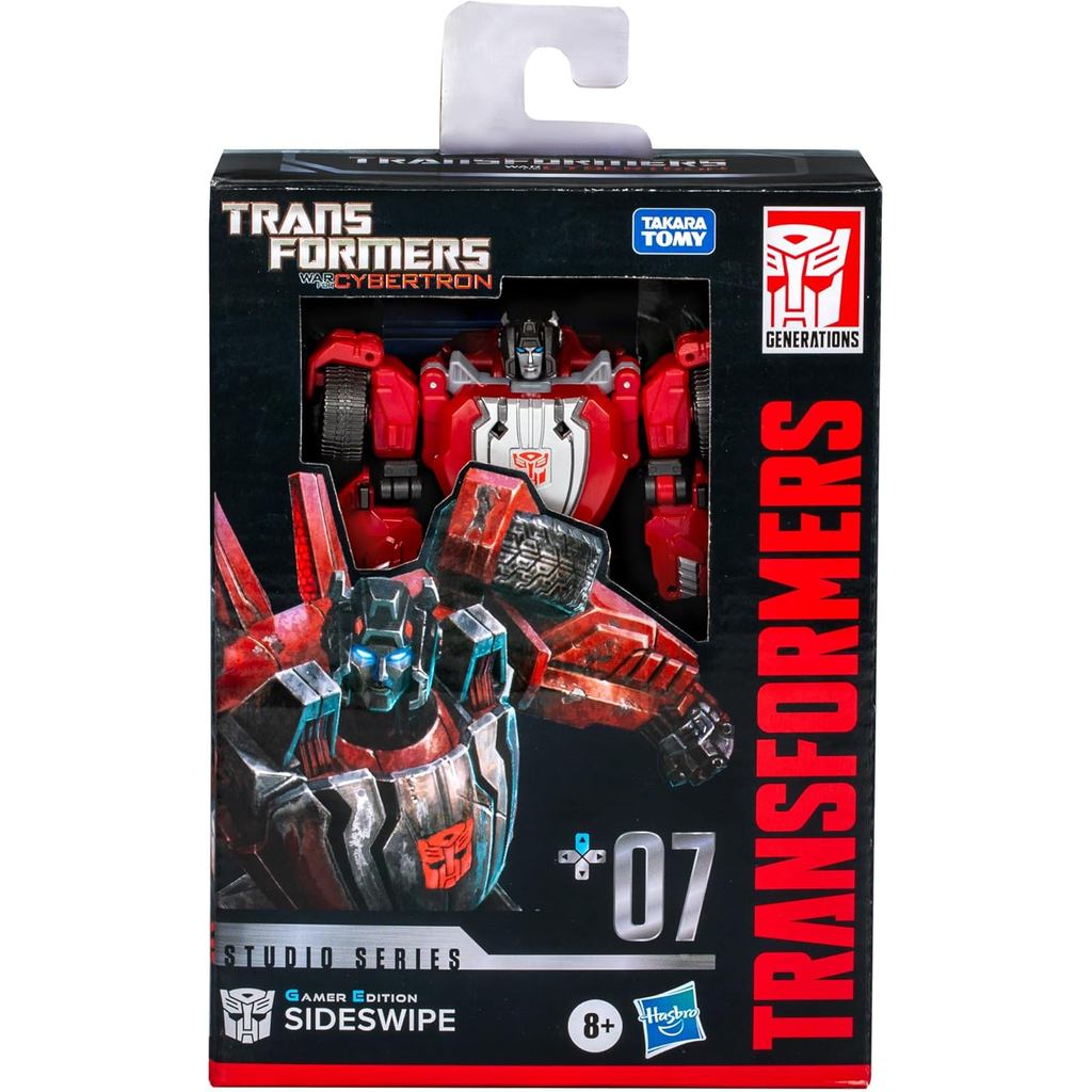 Transformers Toys Studio Series Deluxe War สําหรับ Cybertron 07 Gamer Edition Sideswipe, ฟิกเกอร์แปล
