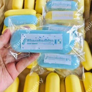 STARX 6 สีแถบยาว Thumb Rice Cake Squishy ของเล่น - Mochi Bun Slow Rebound Squishy - ความเครียดบรรเทา Super Soft & Moist | ของขวัญสําหรับเพื่อน เด็ก เด็กหญิง เด็กชาย