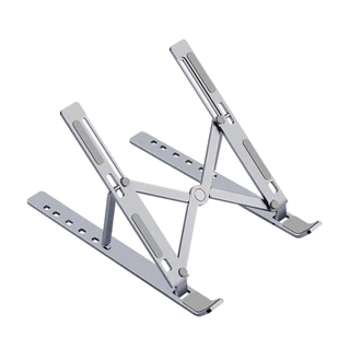 แท่นวางโน๊ตบุ๊ค พับเก็บได้Laptop Stand Notebook Standกันลื่น ปรับได้ 7 ระดับ รองรับจอ7 นิ้วถึง 17นิ้ว