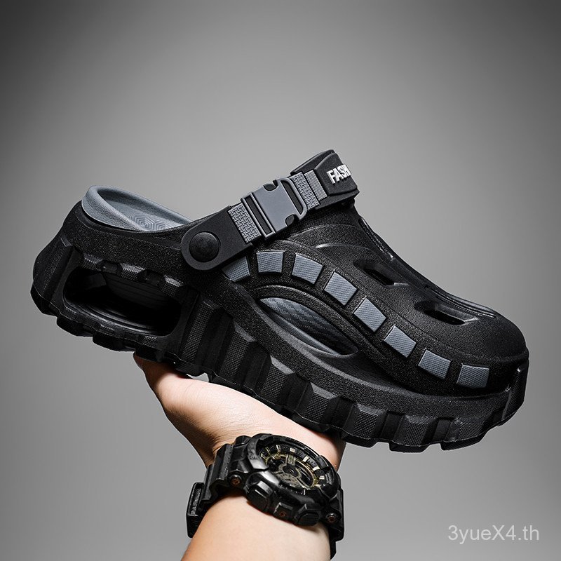 Yixin Four-Color Mecha Style Hole Shoes Men