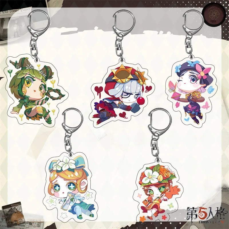 Identity V พวงกุญแจอะนิเมะ micha อะคริลิค Emma Woods Joseph Grace Margaretha Zelle chibi กระเป๋าเป้ส