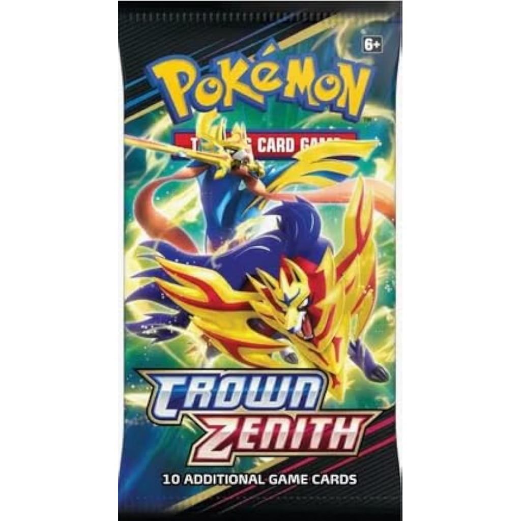 Pokemon TCG: Crown Zenith - Booster Pack (บูสเตอร์แพ็คเดี่ยว, 10 ใบ)