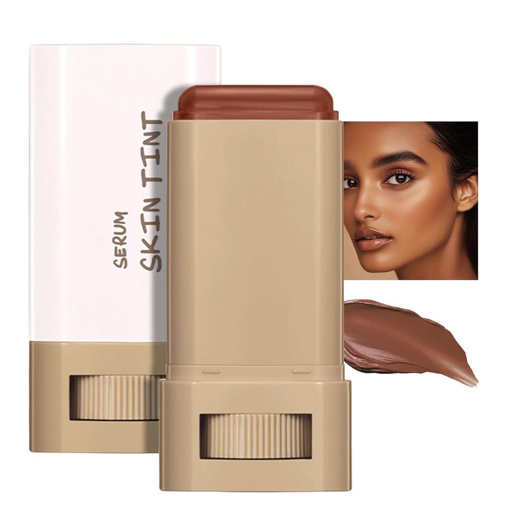 Skween Skin Tint Stick, Lushaco Foundation Balm Moisturizing Serum Contour Stick สําหรับผู้หญิง, Ful