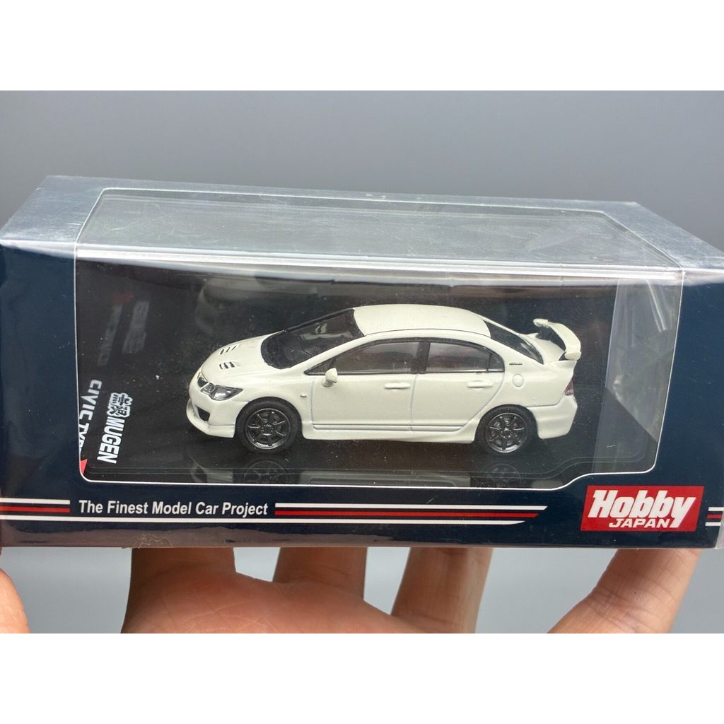 [คลังสินค้าพร้อม] HOBBY JAPAN Honda fd2 HobbyJapan Honda FD2 Mugen White Unlimited rr Civic 1/64 ใหม