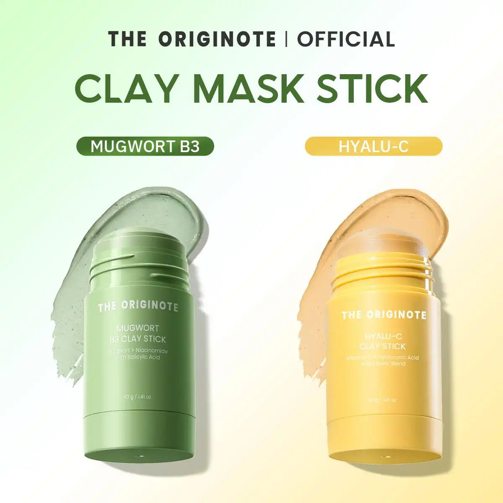 The Originote Hyalu-C |   Mugwort B3 Clay Stick Mask มาส์กหน้าโกฐจุฬาลัมพา ช่วยให้ผิวกระชับ
