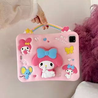 ใหม่ Creative น่ารัก Melody Telescopic สําหรับ Pro11 M3 Mini4 Mini7 Ipad9.7 2025Pro11/Air6 11 นิ้ว Air8 M4 Air4/5 10.9 ซิลิโคน Gen9 10.2 11th A16 Gen12 Redmi/Huawei กรณี