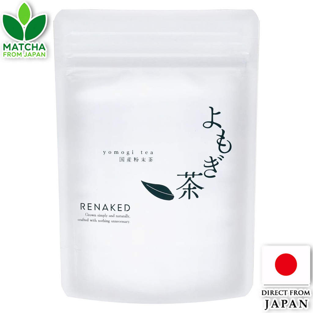 Renaked Yomogi Powder Herbal Tea Non-Caffeine Japanese Mugwort Fine Powder