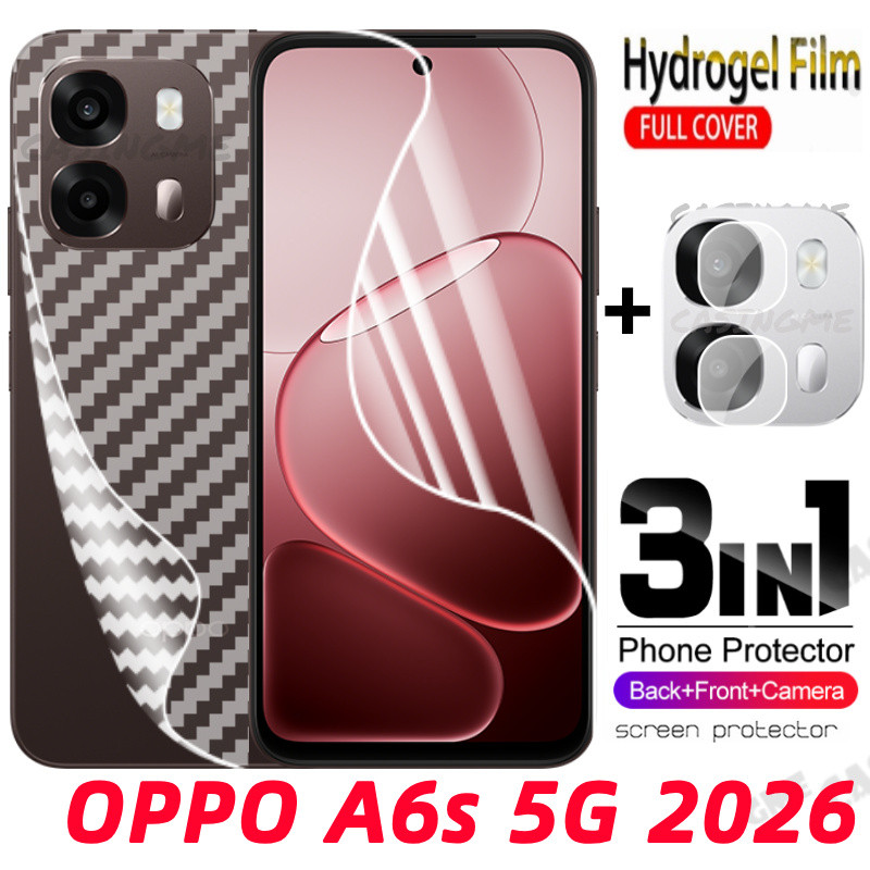 OPPO A6s 5G 2026 A6c ด้านหน้าปกหลังป้องกันฟิล์มHydrogelสําหรับOPPO A6s 5G A6c A6T A6i A6x OPPOA6s A6