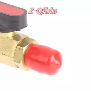 [Z-Qibla-t] 1/4" ชายถึง 1/4" หญิงบอลวาล์วตรงท่อชาร์จ Manifold อุปกรณ์เสริม