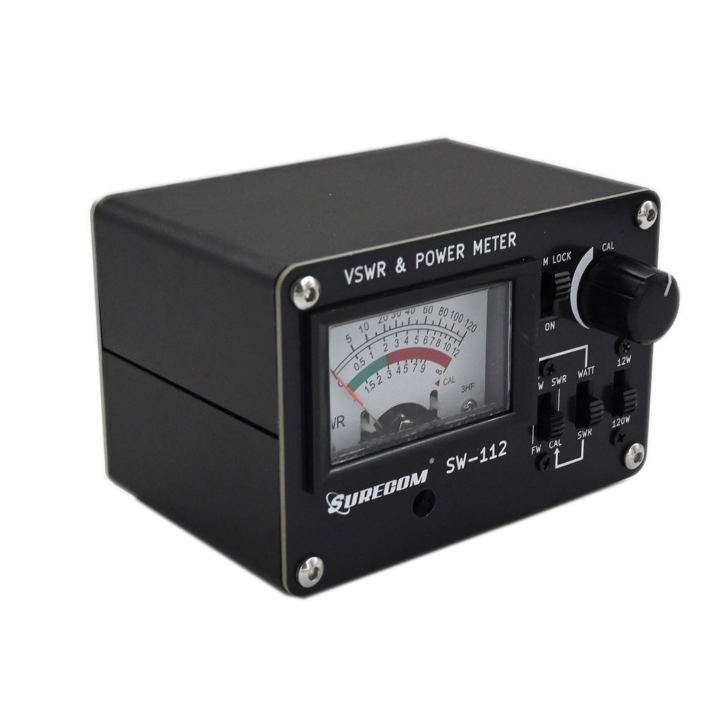 Surecom SW-112HF 1.5-60MHz 120W SWR & Power Meter RF Wattmeter สําหรับวิทยุ HF วัดการสะท้อนแสงและ VS