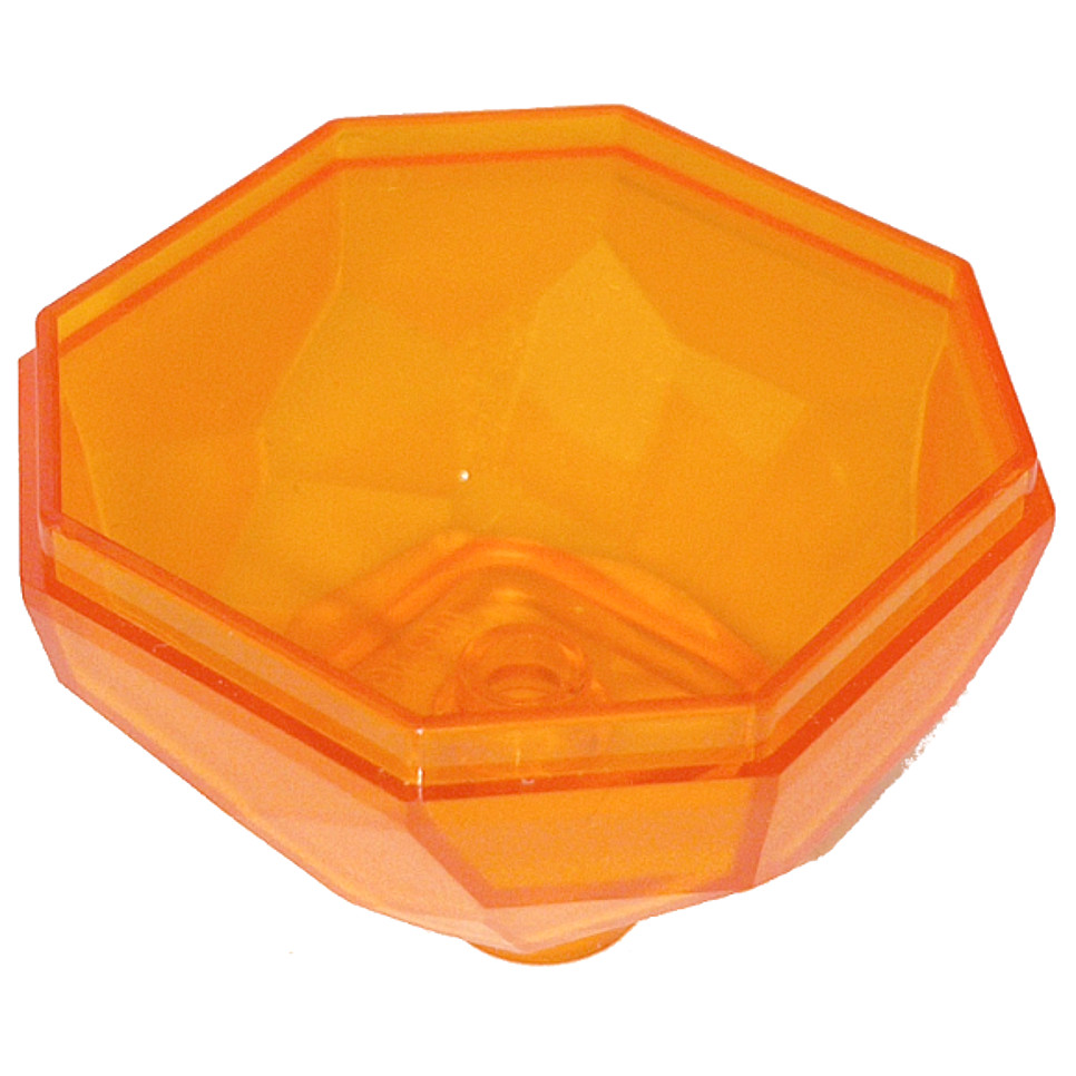 Brick2cube Part - Rock 4 x 4 Octagonal Boulder, Bottom - 30294