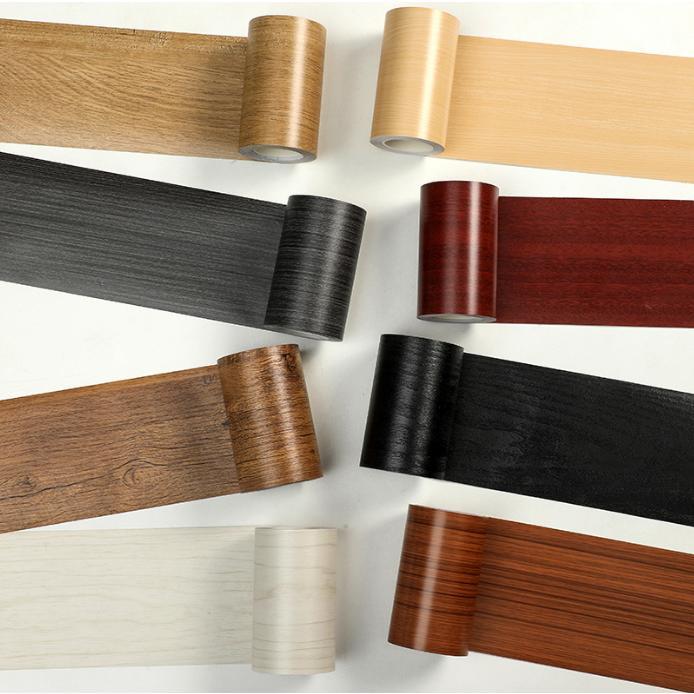 เทปกาวลายไม้ เสมือนจริง 10 เมตร ต่อม้วน  เทปลายไม้ตกแต่งบ้าน สําหรับซ่อมแซมเฟอร์นิเจอร์