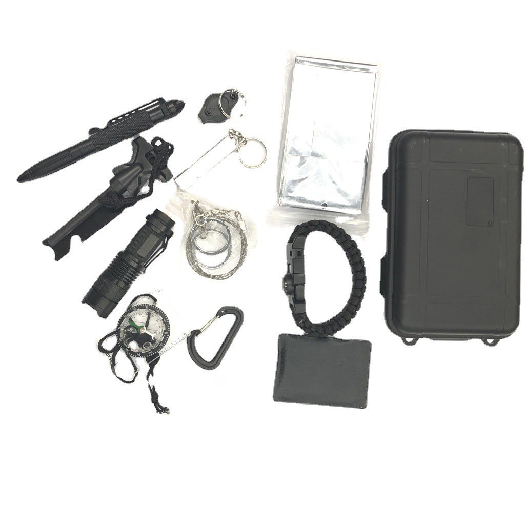 Travel Outdoor Equipment Survival Kit Survival Tool Set Multifunctional Outdoor Emergency Kit SOS Em