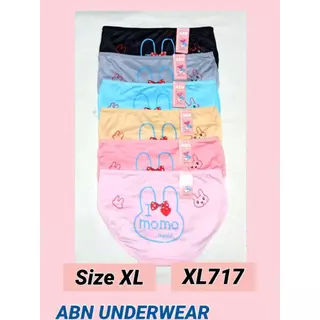011 กางเกงใน 10 ตัวXL-717 คละสี ผ้าคอตตอน ดี ถูก ทน Underwear Women Lady ผู้หญิง เสื้อผ้า