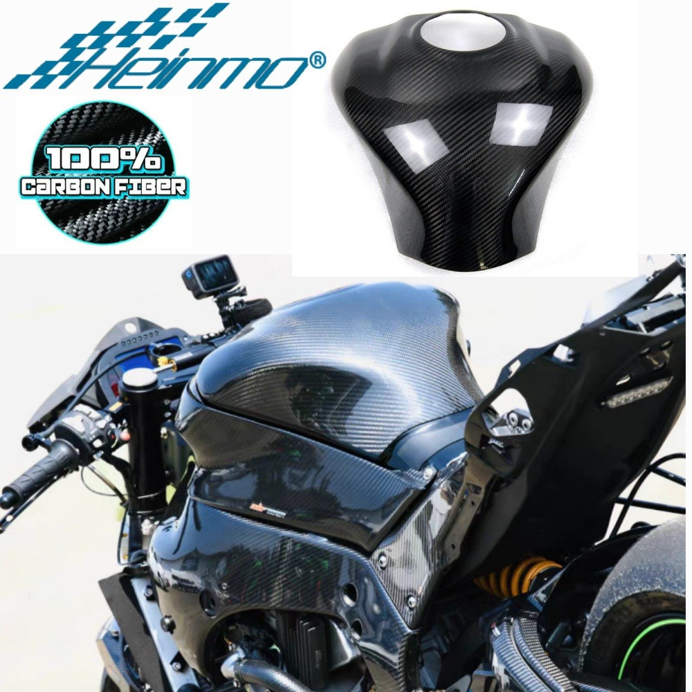 สําหรับ KAWASAKI ZX10R / ZX10RR 2011-2024 2025 Ninja ZX10R 3K คาร์บอนไฟเบอร์ถังน้ํามันเชื้อเพลิงฝาคร