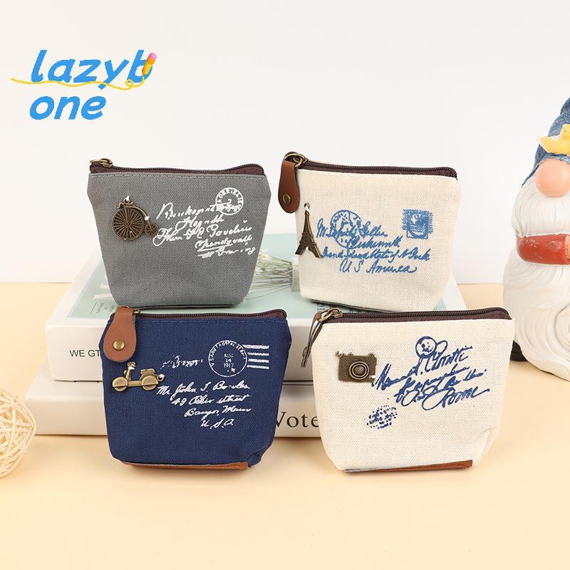 LZ-t] Fashion Womens Lady Kid Coin Wallet Lady Small Coin Pouch Zipper Money Key Headphone Line [ใหม