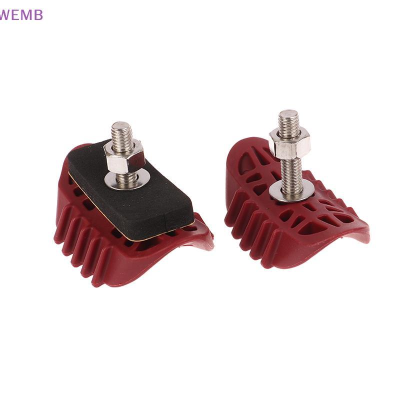 WEMB สีแดงรถจักรยานยนต์ล้อขอบล็อค tyre ยางใน safe bolt 1.6 "1.85" 2.15" 2.5" ล็อคยางในสําหรับ dirt pit bike NEW