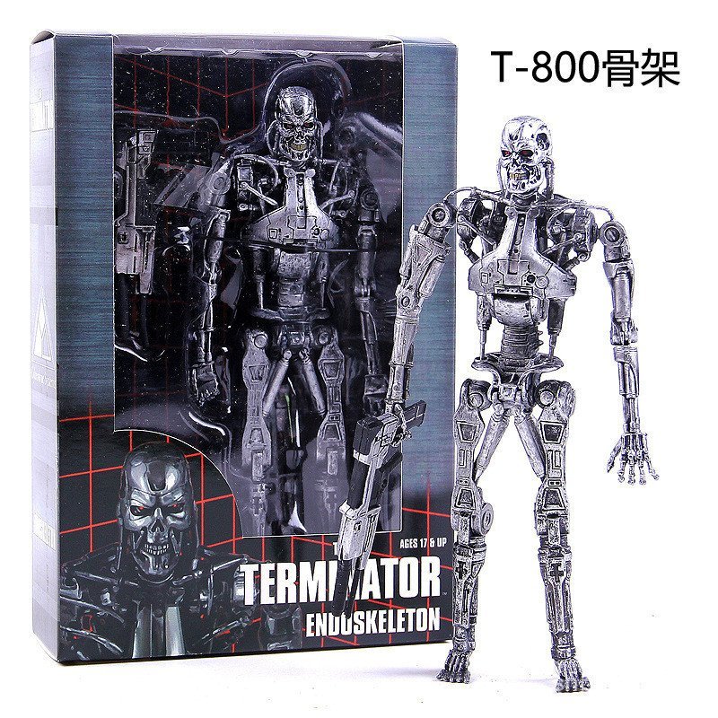 กล่องชนิดบรรจุกล่อง Terminator Machinery NECAT1000T800 Skeleton Model Figure Future Warrior WNB2