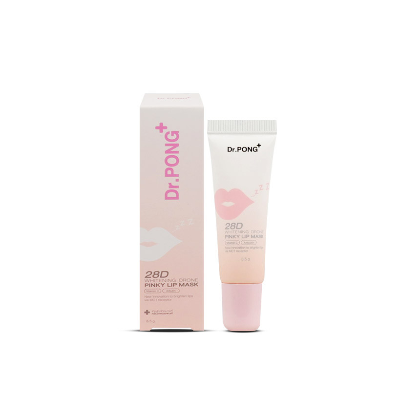 Dr.Pong 28D Pinky Lip Mask หลอด 8.5 g
