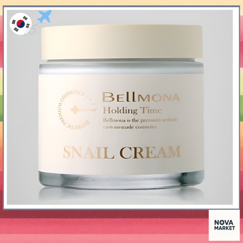 Bellmona Holding Time Snail Cream 100ml ( aesthetic cosmetics)