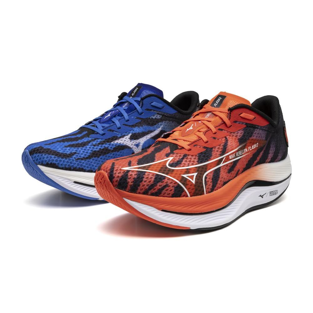 รองเท้าวิ่ง [Mizuno] Wave Rebellion Flash 2 สำหรับจ๊อกกิ้ง มาราธอน และเทรนนิ่ง น้ำหนักเบา รองรับแรงก