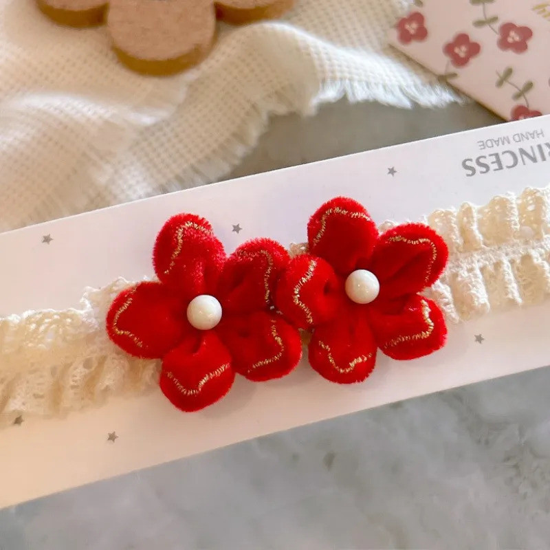 2026 สไตล์จีนสไตล์จีน ฮันฟู เด็กผมวงเด็กโบว์ดอกไม้เด็กวัยหัดเดินผมวงอุปกรณ์หัวอุปกรณ์ผม 26.1.13 - รูปที่ 2